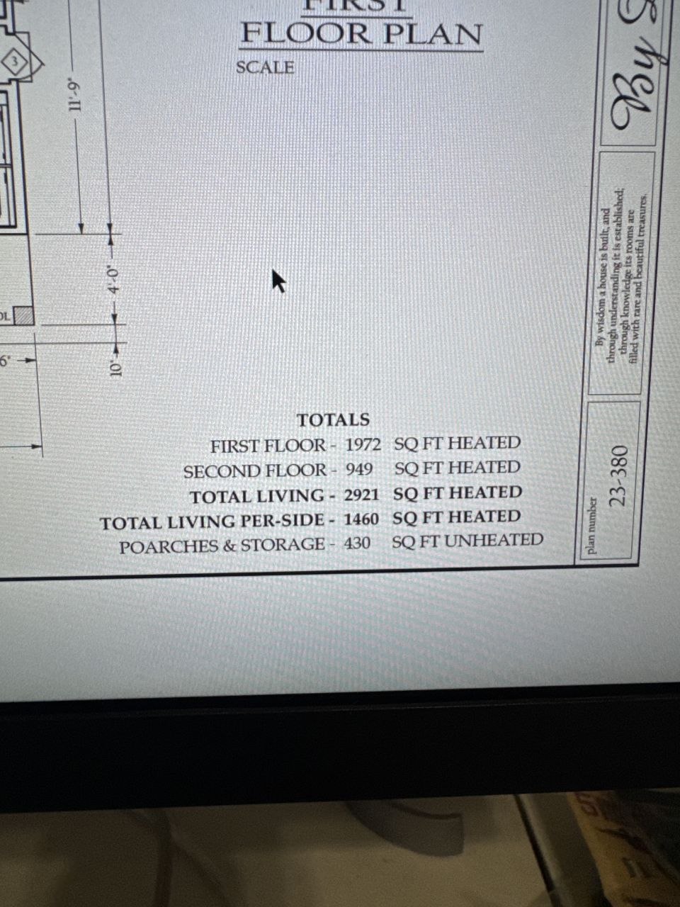 Floorplan sheet 1